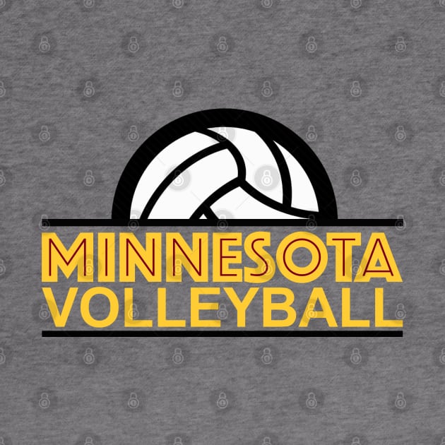 Show Your Support for Minnesota Volleyball! by MalmoDesigns